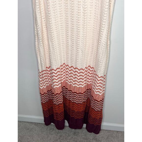 NWT Lane Bryant Eco-Friendly Chevron Striped Sweater Dress Women Size 26/28 - Picture 12 of 14